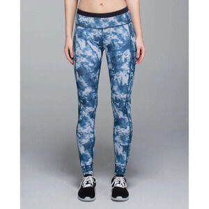 Lululemon Speed Tight III *All Full-On Luxtreme Naval Blue-sz 4